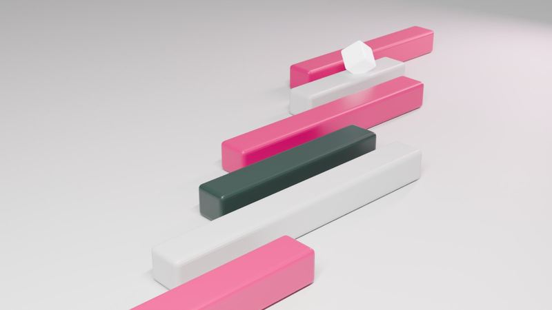 Barres de Gantt en volume